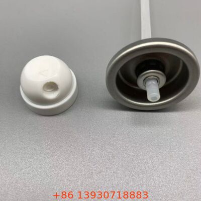 Прозрачный и устойчивый к засорению аэрозольный клапан для распыления тела с технологией распределения 360° и универсальным устройством для стандартных алюминиевых банок